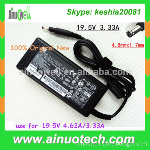 wholesale laptop Charger for hp 19.5V 4.62A/3.33A 4.8X1.7mm ac adapter
